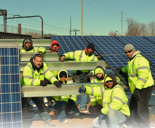 Evergreen Energy Solutions solar insallation Cleveland