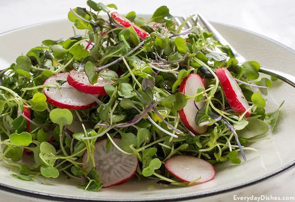 Microgreen & Radish Salad